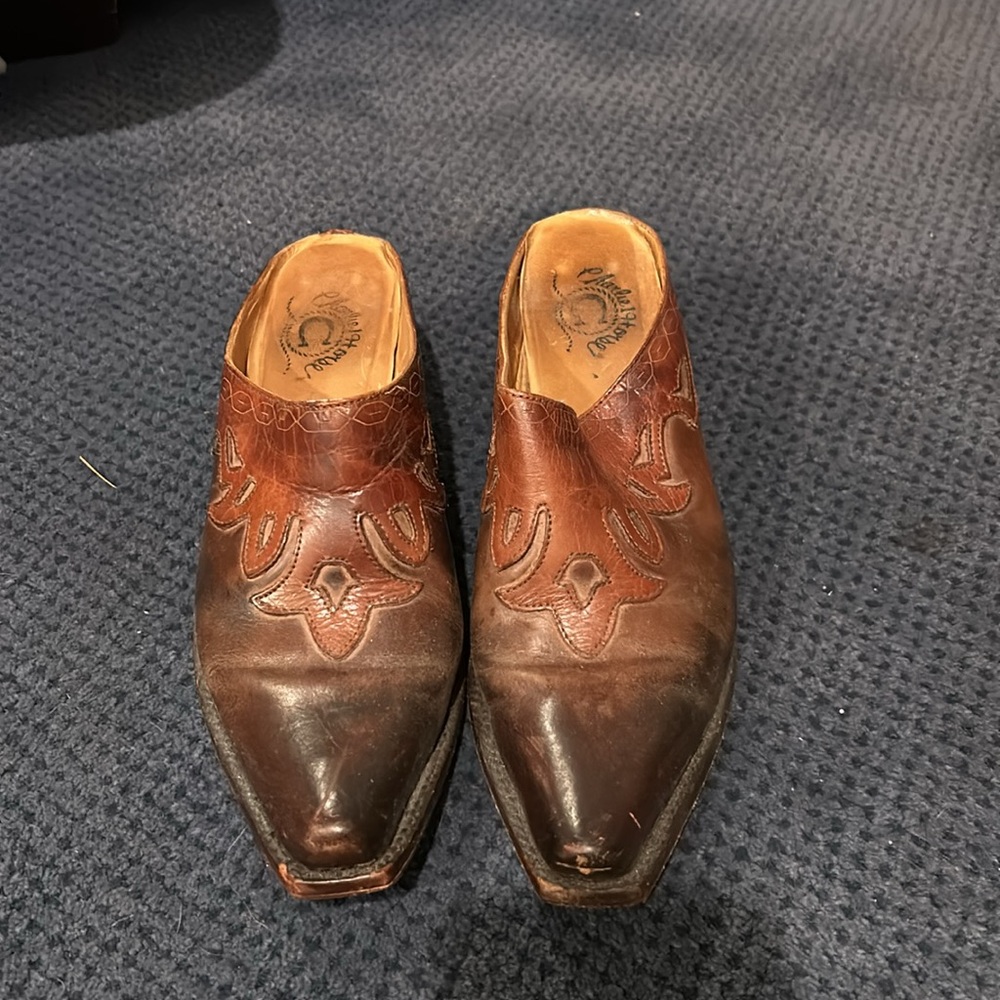 Cowboy Boot Slides! Size 6.5 - image 2
